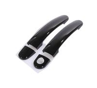 BLNETU Gloss Black Chrome Car Door Handle Covers Accessori Styling Adesivi Per VW Per Golf 5 MK5 Per Rabbit 1K 2004-2009(Black,2)