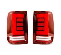 BLNETU Luce Posteriore Fanale Posteriore A LED per VW per Amarok V6 2008-2022 Indicatore di Direzione Stop Freno Stazionamento Luci di Guida Luce Retromarcia 12V(Red Shell)
