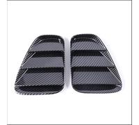 BLNETU Luce Posteriore per F&iat per Abarth 500 595 695 2016+ Pannello Decorativo per Fanale Posteriore Auto in ABS Accessori Esterni Neri 2 Pezzi(Carbon Fiber Pattern)