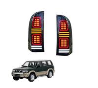 BLNETU Luce Posteriore per N&issan per Patrol Y61 2007-2016 Coppia di Fanali Posteriori A LED con Flusso d'Acqua E Sfarfallio Plug And Play