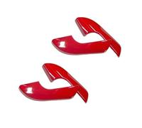 BLNETU Maniglia Interna della Portiera Dell'auto per Alfa Romeo per Giulietta Accessori Interni Decorazione Maniglia Interna Porta Guscio Copertura Protettiva Adesivi Auto Maniglia Interna(Red-4pcs)