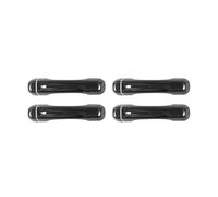 BLNETU Maniglie Esterne Porte Adesivi Decorativi Per Maniglie Delle Portiere In ABS Per Jeep Per Wrangler JL Per JT Gladiator (2018 E Successivi) (Carbon fiber black B)