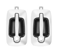 BLNETU Maniglie Esterne Porte Maniglie Esterne Per Portiere Camion Per International Prostar 2003-2014 - Leva Cromata/nera, Anteriore Sinistra/destra Con Foro Chiave 2594003C1