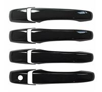 BLNETU Maniglie Esterne Porte Per Jeep Per Grand Cherokee 2011-2021: Copertura Protettiva Per Maniglia Esterna Con Smartkey In ABS, 1 Set (Black Normal)