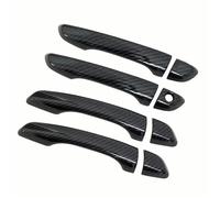 BLNETU Maniglie Esterne Porte Per PEUGEOT 2018-2021 Per Rifter Per Partner 3008 408 Per Citroen C3 MK3 Rivestimento Maniglia Porta Cromato Effetto Carbonio (Carbon look 1hole)
