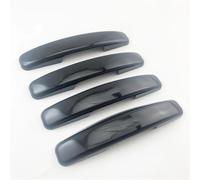 BLNETU Maniglie Esterne Porte Per Renault Per Duster 2015 2016 2017, 4 Pezzi, Coperture Per Maniglie Delle Portiere In ABS Cromato, Da Applicare Con Adesivo (Black)