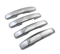 BLNETU Maniglie Esterne Porte Per Renault Per Duster 2015 2016 2017, 4 Pezzi, Coperture Per Maniglie Delle Portiere In ABS Cromato, Da Applicare Con Adesivo (Chrome)