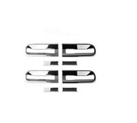 BLNETU Maniglie Esterne Porte Set di 4/8 pezzi di maniglie esterne per portiere/coperture per vano porta in ABS per Hyundai per Steria 2021 2022 2023 2024 2025 2026 (Door Bowl Chrome)