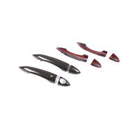 BLNETU Per Alfa Per Romeo Per Giulia 2017-2020 Con Fori Auto Esterno Lato Maniglia Copertura Trim Adesivi 8 Pezzi