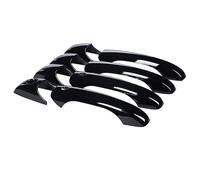 BLNETU Per Chrysler 200 Per Town For Country 2011-2016 Auto Nero Accessori In Fibra Di Carbonio Lato Esterno Maniglia Porta Tappo Di Copertura Trim(Black)