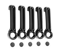 BLNETU Per Dodge Per Nitro 2007 2008 2009 2010 2011 Nero Cromato Auto Portellone Maniglia Della Porta Copertura Inserti Kit Di Sostituzione(Black)