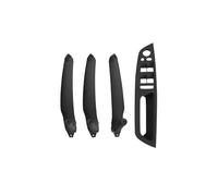 BLNETU Per E70 E71 E72 X5 X6 LHD RHD 4 Pezzi Car Interior Door Handle Pannello Interno Trim Cover Maniglia Set Bracciolo Di Ricambio (Model A RHD Black)