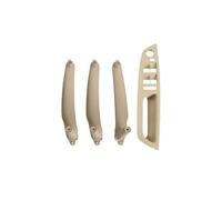BLNETU Per E70 E71 E72 X5 X6 LHD RHD 4 Pezzi Car Interior Door Handle Pannello Interno Trim Cover Maniglia Set Bracciolo Di Ricambio (Model B RHD Beige)