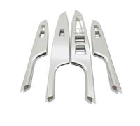 BLNETU Per Hyundai Per Tucson 2015-2020 Car Interior Trim Auto All'interno Maniglia Della Porta Interruttore Della Finestra Di Potere Della Copertura Trim (Carbon fiber pattern)