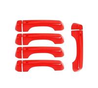 BLNETU Per Jeep Per Wrangler JL 2018-2023 Accessori Per Auto Lato Esterno Maniglia Per Portellone Decorazione Adesivi Per Coperture Protezione(Red,2)
