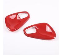 BLNETU Per Mercedes Per Smart Fortwo 451 2009-2014 Auto Porta Interna Bracciolo Maniglia Della Copertura Trim Porta Ciotola Telaio Adesivi (B Inner Handle-Red)