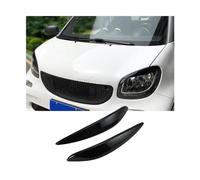BLNETU Per Mercedes Per Smart Per Fortwo 453 2015-2020 Maniglia Per Porta Auto Vista Posteriore Borsette Copertura Decorazione Esterna Adesivo Accessori(Headlight eyebrow)