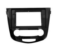 BLNETU per N&issan per Qashqai per Xtrail 2015-2019 Mascherina 2DIN per Autoradio Dvd Adattatore Montaggio Mascherina per Cruscotto 10,1 Pollici Doppio Telaio Fascia Radio(B)