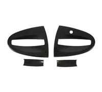 BLNETU Per Smart Per Fortwo W451 2009-2015 Stile Fibra Di Carbonio Maniglia Esterna Per Porta Ciotola Copertura Trim Sostituzione 4 Pezzi
