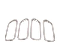 BLNETU Per Toyota Per Corolla Sedan 2023 Maniglia Interna Della Porta Coperchio Della Ciotola Decorazione Adesivi Per Rivestimento Del Telaio Interno (Argento)