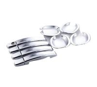 BLNETU Per Vauxhall Per Opel Per Antara Accessori Auto Chrome ABS Parte Esterna Maniglia Per Porta Tazza Ciotola Copertura Trim Protezione 4/8/12 Pezzi(12x Door Handle Bowl)