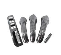 BLNETU Per VW Per Bora Per Golf 4 MK4 Per Jetta 1999 2000-2004 Auto Anteriore Posteriore Sinistra Destra Porta Tirare Maniglia 3B1867171E (Carbon fiber pattern)