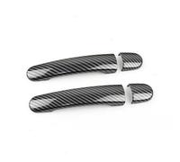 BLNETU Per VW Per Golf 4 Per Jetta Per Bora MK4 Per Rabbit A4 1J Per Passat B5 Per Polo Per Lupo 1996-2006 Coperture Per Maniglie Esterne Per Porte Trim(Carbon,3)