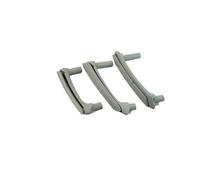 BLNETU Per VW Per Passat B5 Bracciolo Interno Grigio Beige Nero Accessori Per Maniglie Per Porte Interne Auto 3 Pezzi/set (Gray)