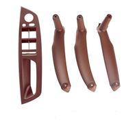 BLNETU Per X5 X6 E71 E70 2007 2008 2009 2010-2014 Maniglie Per Porte Interne Sostituisci Il Coperchio Maniglia Per Porta (4 Reddish Brown,Left hand drive)
