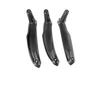 BLNETU Per X5 X6 E71 E70 2007 2008 2009 2010-2014 Maniglie Per Porte Interne Sostituisci Il Coperchio Maniglia Per Porta (3pcs Carbon,Right hand drive)