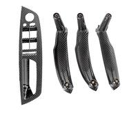 BLNETU Per X5 X6 E71 E70 2007 2008 2009 2010-2014 Maniglie Per Porte Interne Sostituisci Il Coperchio Maniglia Per Porta (4pcs Carbon,Right hand drive)