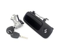 BLNETU Portellone Posteriore Maniglia Per Porta Esterna Con Serratura 2 Chiavi Di Ricambio Per SEAT Per Alhambra Per Arosa 1996-2010 1J6827297G 1J6827565B(Pair)