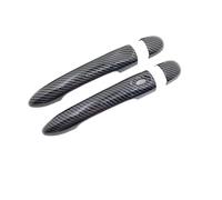 BLNETU Rivestimento Per Maniglie Delle Portiere Auto Per Renault Per Clio IV MK4 2012 2013 2014 2015 2016 2017 2018 2019(No Keyhole 1 Button)