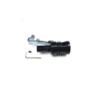 BLNETU Tubo Scarico Marmitta Copertura Trim Fischietto per Tubo di Scarico Turbo per B&MW Serie F E46 E90 F09 1 2 3 4 Tutte Le Serie 5 6 7 X (Nero)