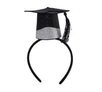 BLNGET Fascia per capelli resistente regolabile dei cappucci di laurea di slittamento con il piccolo copricapo di dottorato stereoscopico per l'evento di inizio
