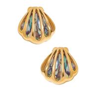 BLNGET Oceanics - Collana con ciondolo a forma di stella marina e conchiglia, gioiello da spiaggia, regolabile, da donna, in acciaio inox, As show, Acciaio inossidabile