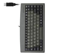 BLNGET Tastiere ergonomiche portatili di USB 88Key con progettazione resistente all'acqua e a basso rumore per le tastiere del cavo di uso dell'ufficio Tastiera ergonomica
