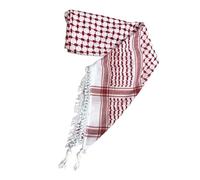 BLNGET Uomo Grande Shemagh Sciarpa Arabo Foulard Confortevole Testa Traspirante Fazzoletto da collo Deserto Uomo Moda Shemagh Sciarpa Araba Foulard Traspirante Fazzoletto da collo, Arafat rosso e