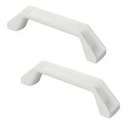 blntackle76 Set Maniglie di manovra per roulotte, Set da 2 o 4, 180 mm, plastica, Bianco, ausilio per l'ingresso del rimorchio, Maniglia (2 Maniglie di manovra)