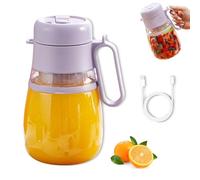 Bloame Blender,12 Blade 1000ml Bloame Blender, Multifunctional Wireless Portable Fresh frutas vegetales Juicer Cup, Juice Shakes and Smoothie on the Go (Purple)