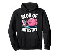 Blob of Artistry - Simpatico Disegno Pittore Felpa con Cappuccio