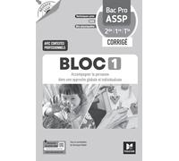 Bloc 1 Accompagner la personneBac Pro ASSP 2de 1re Tle Réussite ASSP: Corrigé