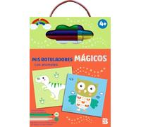 Bloc à colorier avec feutres magiques Les animaux CAST