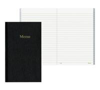 Bloc de notas Blueline de 6,75 x 4 pulgadas, 100 p ginas, negro (A385)