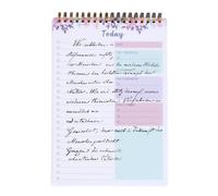 Bloc Notes Checklist Giornalieri Agenda Robusta 52 Fogli, Promemoria E
