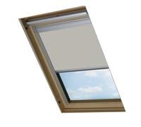 Bloc Skylight Blind, Tenda a Rullo Oscurante per lucernari Velux, Colore: Grigio