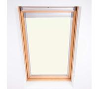 Bloc Skylight Blind per lucernari Velux Blockout, Alluminio, Acrilico, Tessuto, Bianco, CK04