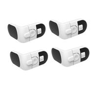 Blocca Cassetti per Sicurezza Ragazzo Ragazza 4 Pezzi Bianco Abs | Cabinet e Drawer, Chiusura a Tasto, Aiuta a Prevenire le Dita Schiacciate