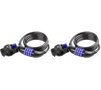 Blocca cavo blocco serratura a combinazione bicicletta M-Wave nuovo (Confezione da 2)
