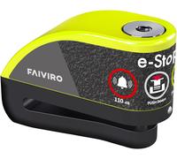 Blocca disco elettronico con allarme GIALLO/NERO E-STOP FAIVIRO
